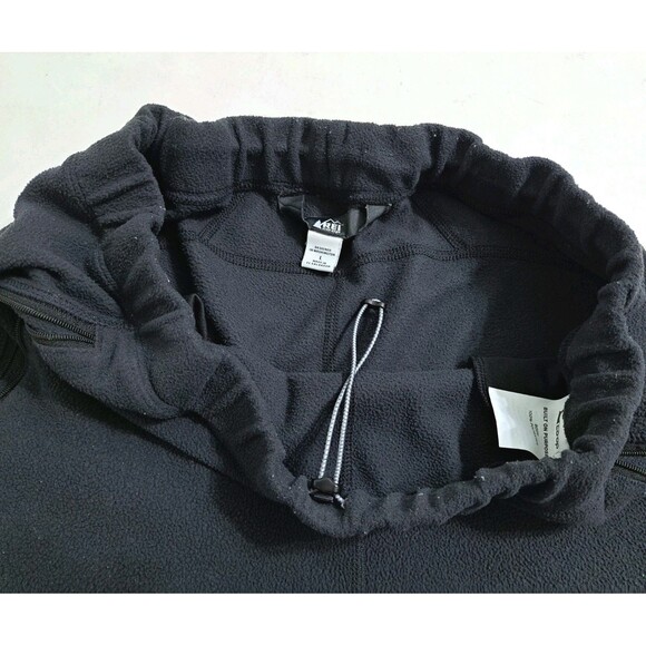 REI Co-Op Men's Large Black Fleece Outdoors Base Layer Pants Joggers Gym Run - Picture 4 of 11